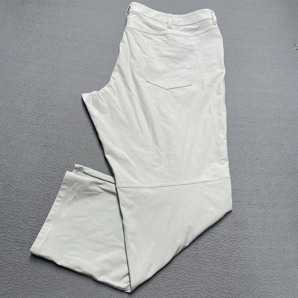 Lululemon Pants Mens 48x34 Gray Chino 5 Pocket Stretch Casual Travel Lightweight